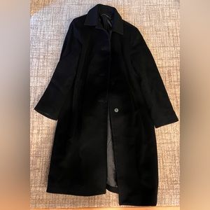 Black DKNY pea coat
